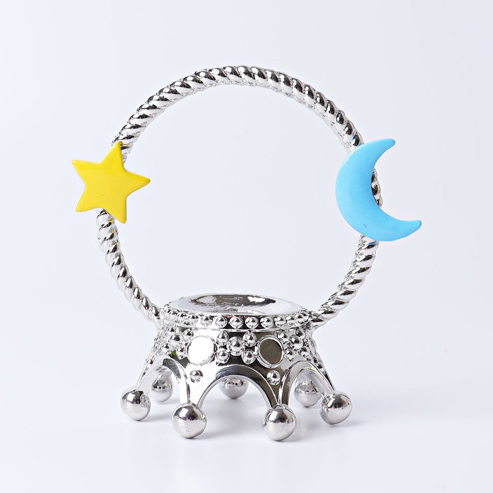 3" Metal Crown Design Stand Wholesale Crystals