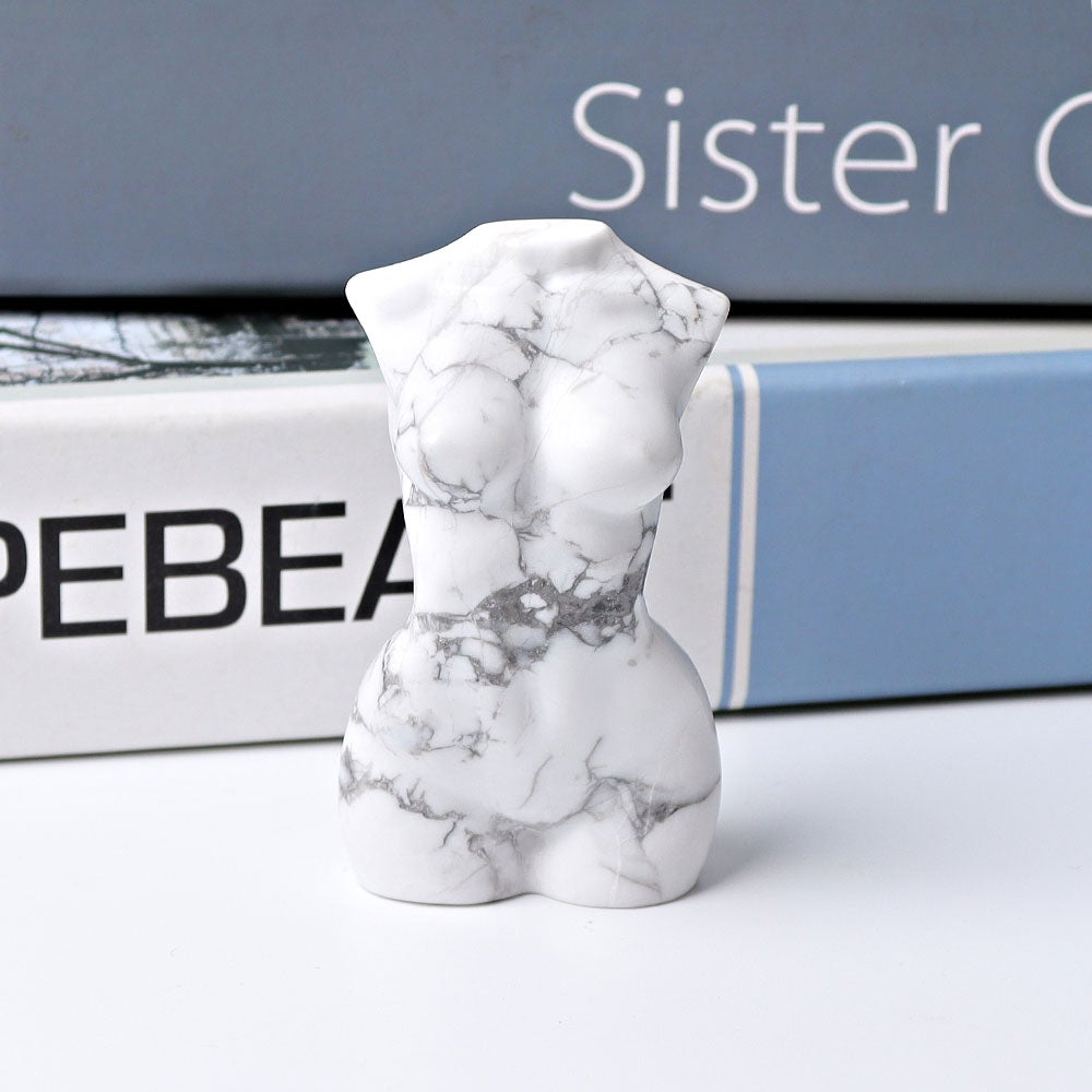 2.64" Howlite Crystal Model Carving Wholesale Crystals