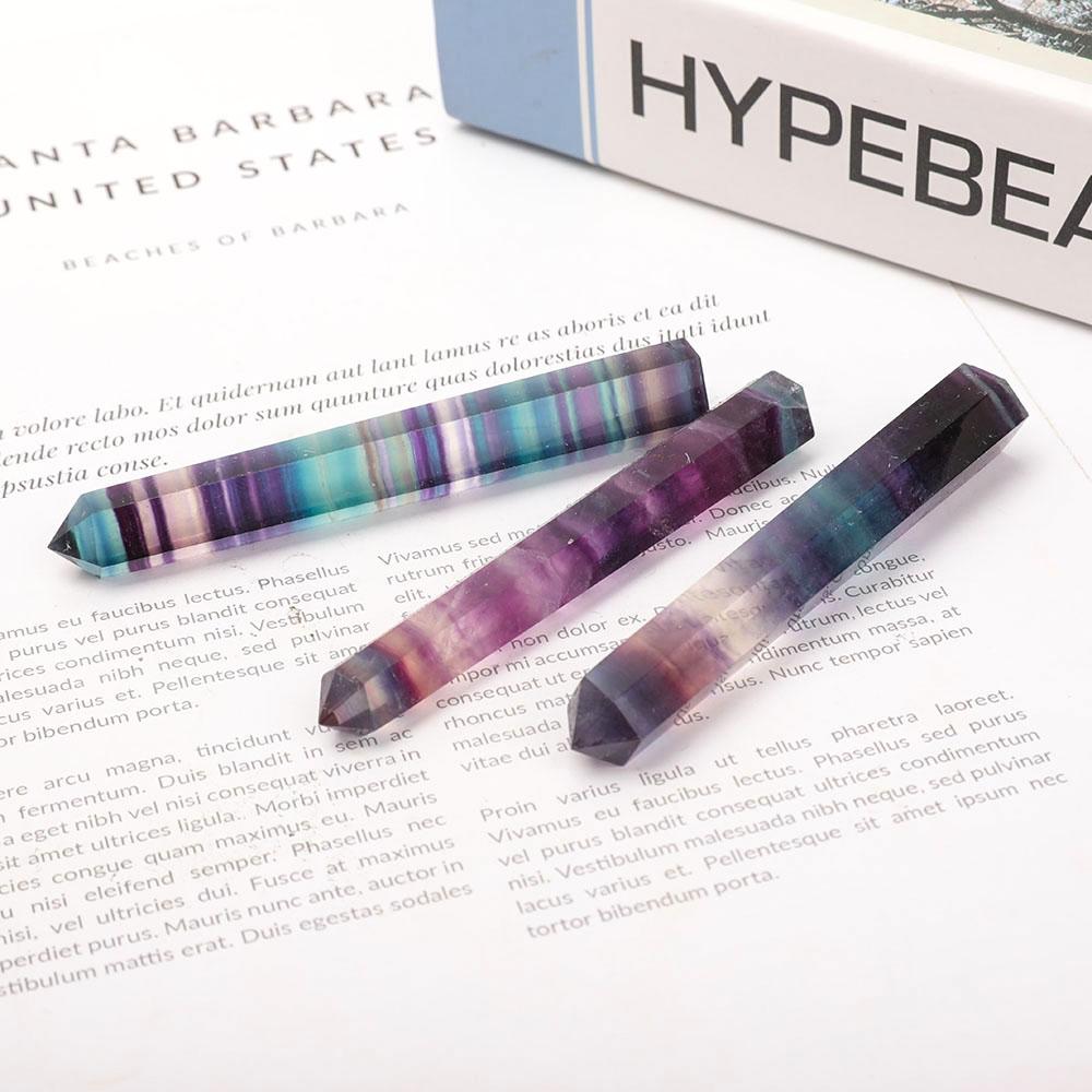 Set of 3 Fluorite Points Wholesale Crystals