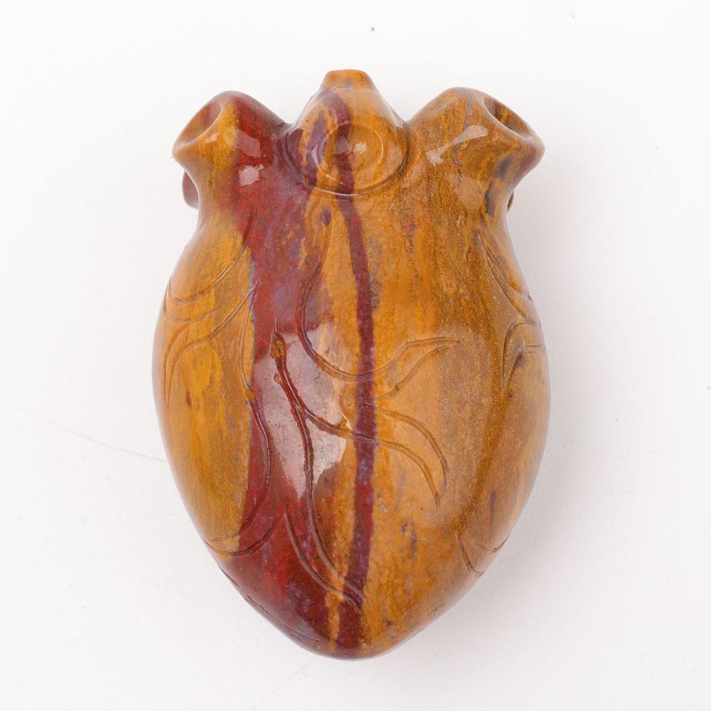 Real Heart Shaped Carvings Wholesale Crystals
