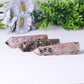 Wholesale Natural Crystal Spiritual Healing Stones Rhodonite Point Tower for Decoration Wholesale Crystals