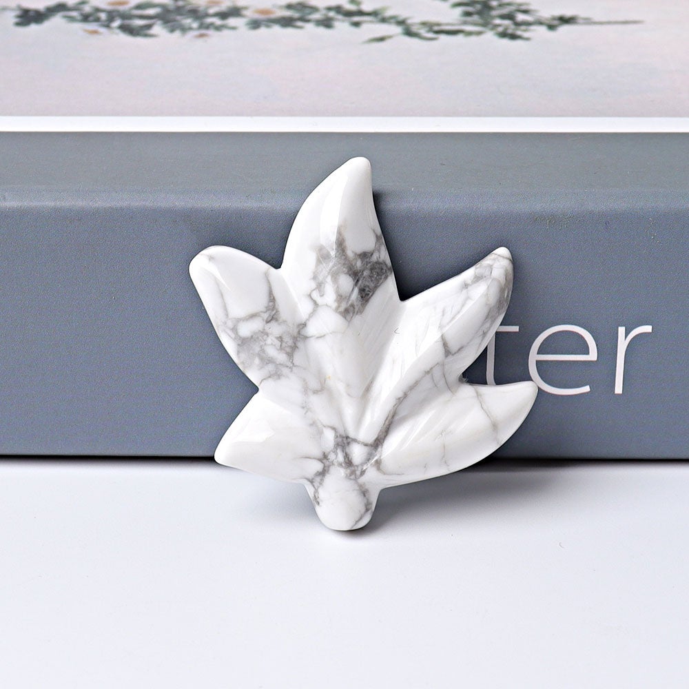 1.9" Leaf Crystal Carvings Wholesale Crystals