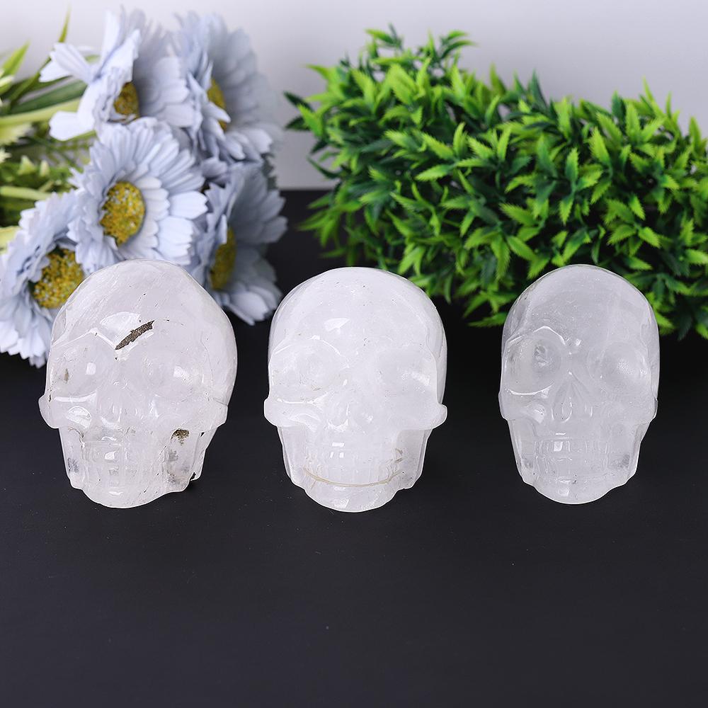 Clear Quartz Crystal Skull Carvings Wholesale Crystals