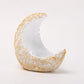 4" Resin White Moon Shape Stand Wholesale Crystals
