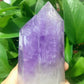 6" Purple Amethyst Double Points Half Polished #9 Wholesale Crystals