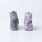 2.2" Moss Agate Tiger Crystal Carvings Wholesale Crystals