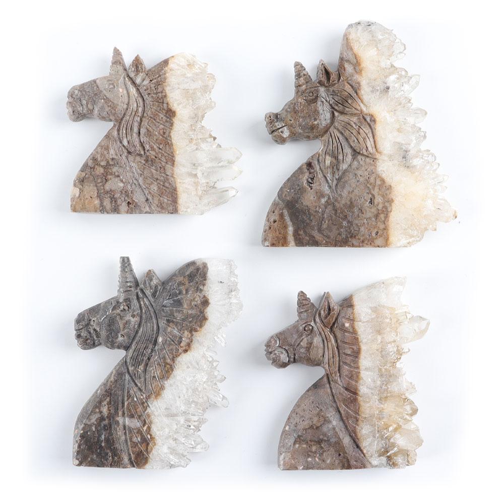 Crystal Cluster Carving Unicorn Free Form Wholesale Crystals