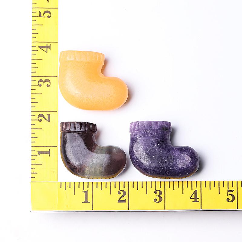 1.9" Sock Crystal Carvings for Christmas Wholesale Crystals