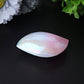 2.6" Selenite Aura Angel Crystal Palm Stone Wholesale Crystals