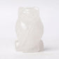 2.0" Clear Quartz Owl Figurine Crystal Carvings Wholesale Crystals