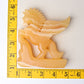 4.8" Yellow Calcite Unicorn Crystal Carvings Free Form Wholesale Crystals