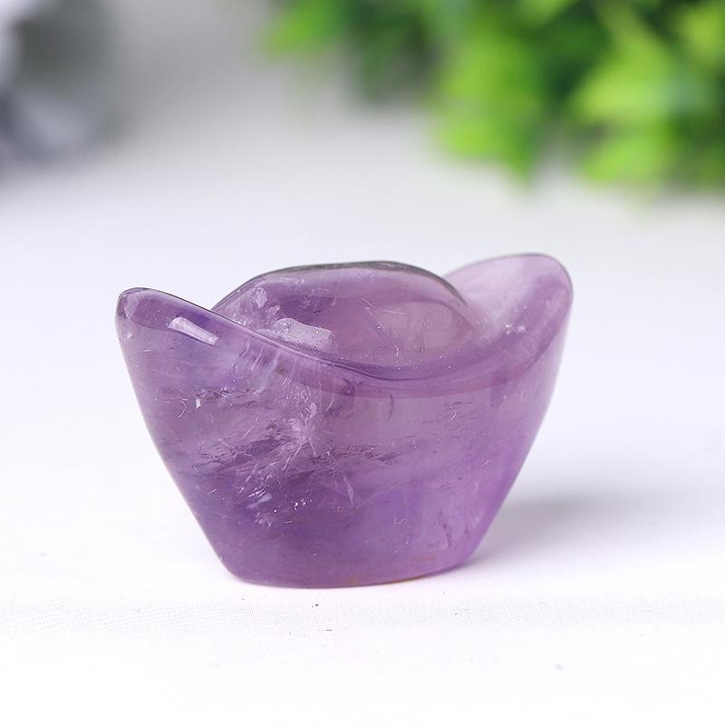 Amethyst  Ingots Crystal Carvings Discount Wholesale Crystals