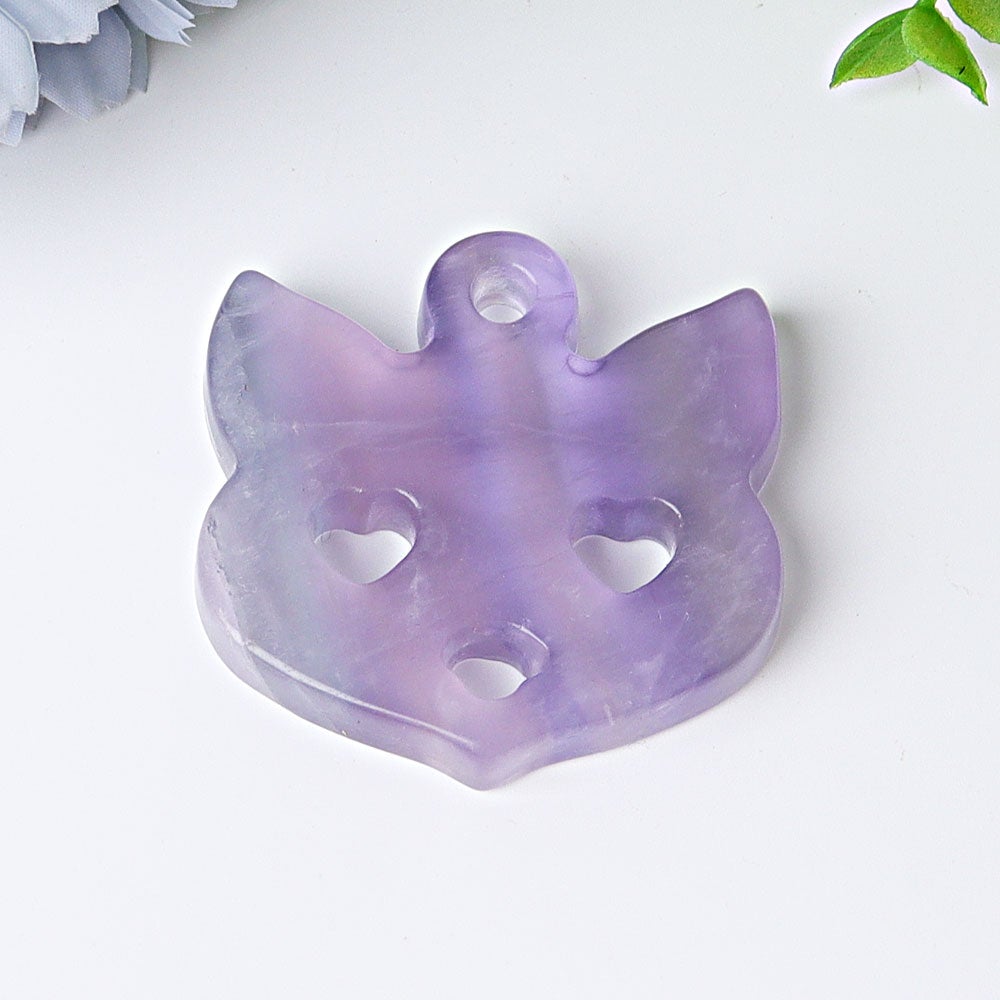 2" Fox Face Crystal Carvings Wholesale Crystals