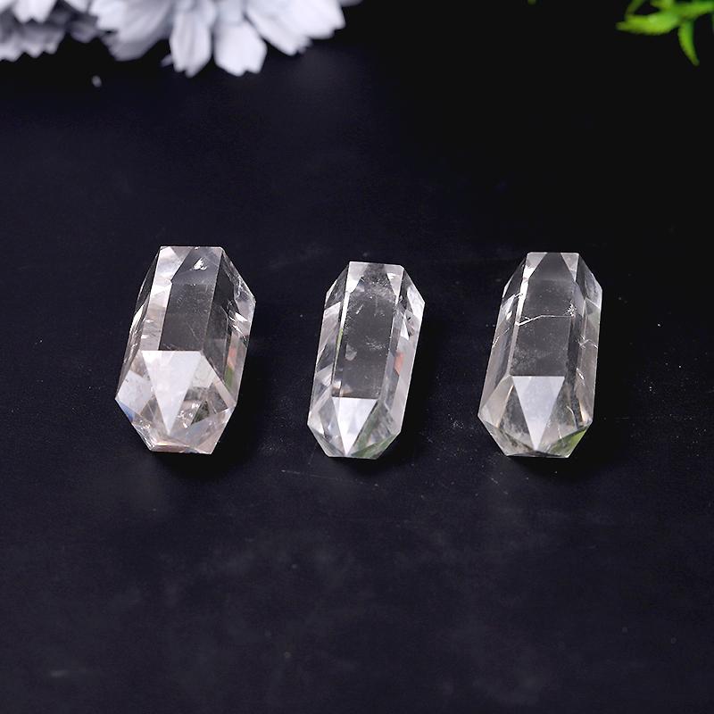 High Quality Natural Clear Quartz Double Terminated Points Wholesale Crystals
