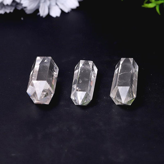 High Quality Natural Clear Quartz Double Terminated Points Wholesale Crystals