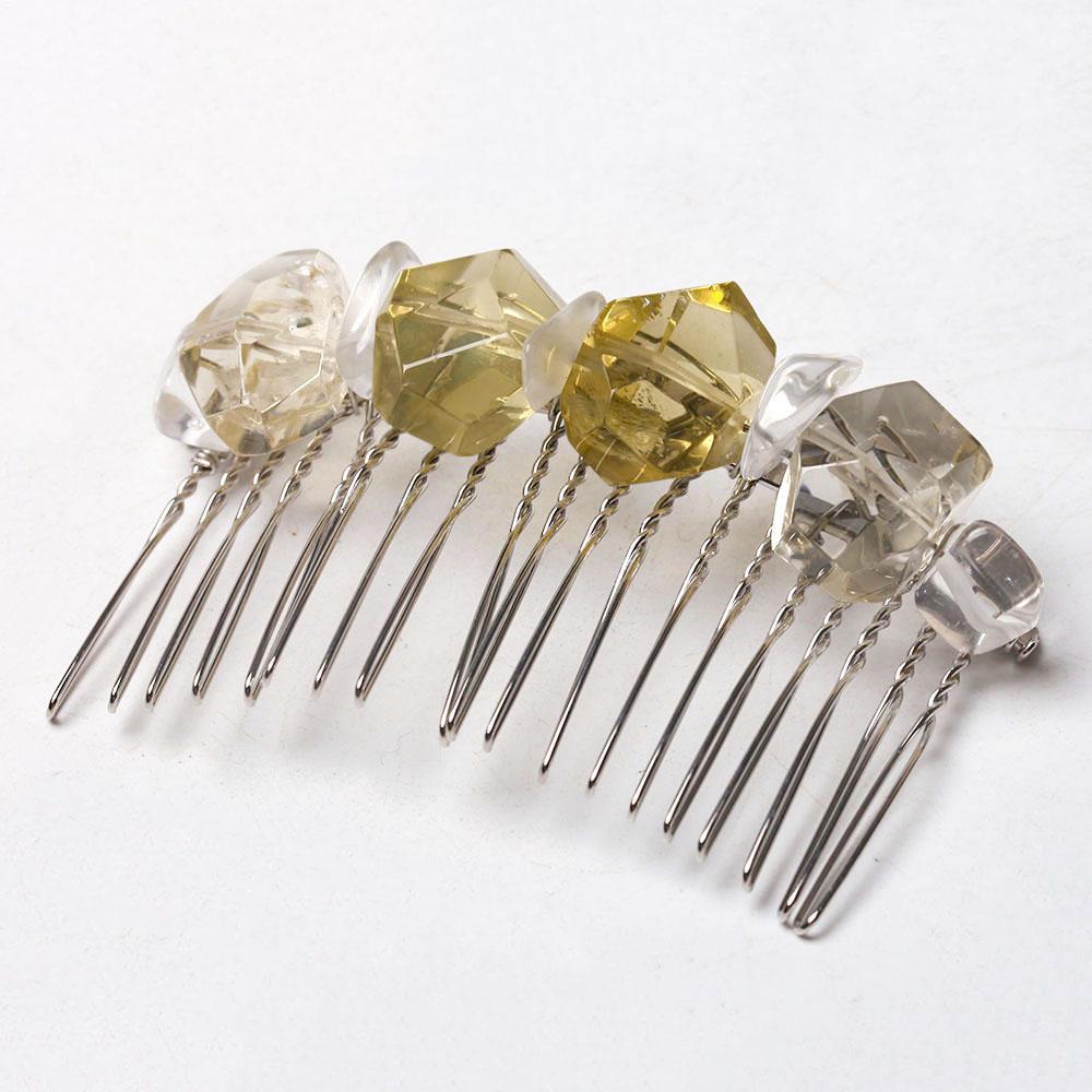 3“ Citrine Crystal Crown Comb Wholesale Crystals