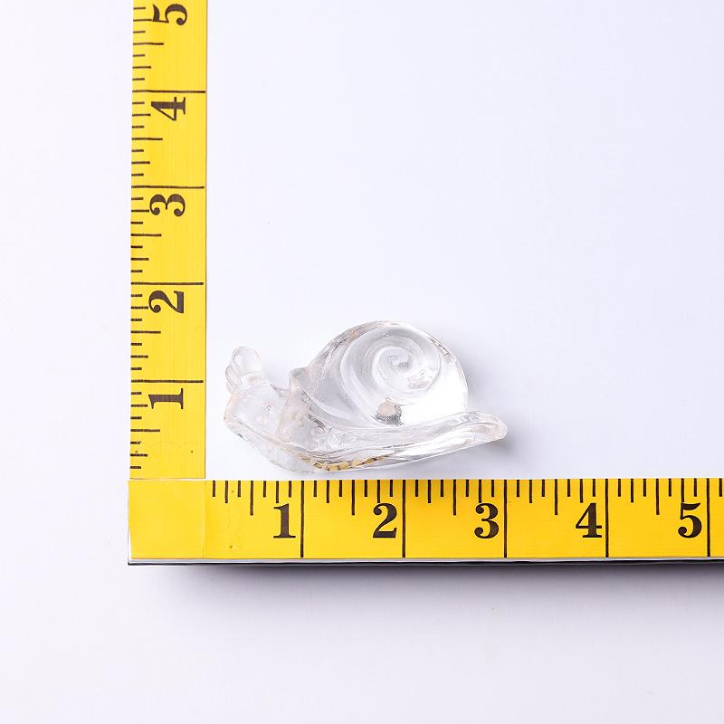 1.2-1.5" Clear Quartz Snail Crystal Carvings Wholesale Crystals