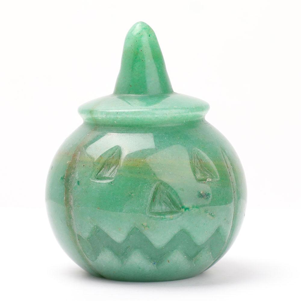 Hand Carved Pumpkin for Halloween Decor Wholesale Crystals