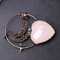 Rose Quartz Pendant for Jewelry DIY Wholesale Crystals