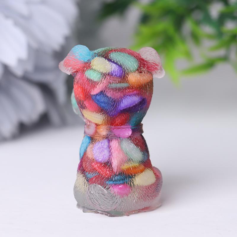 Wholesale Resin Crystal Schnauzer Dog Wholesale Crystals