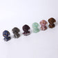 2" Resin Teddy Dog Figurine Infused Crystal Chips on Discount Wholesale Crystals