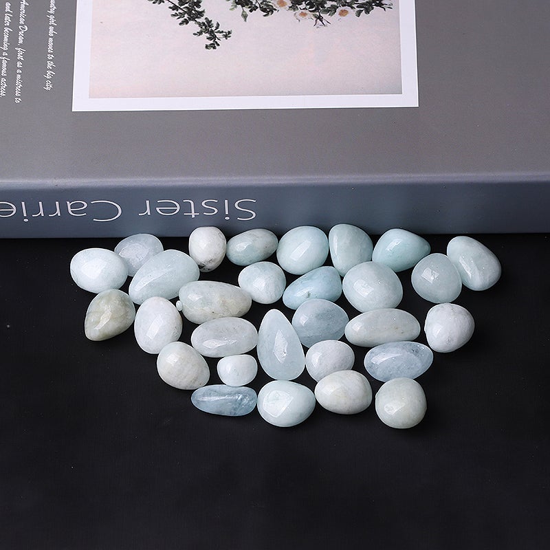 0.1kg Aqumarine Tumbles Wholesale Crystals