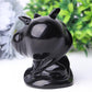 3.3" Black Obsidian Devil Crystal Carvings Wholesale Crystals