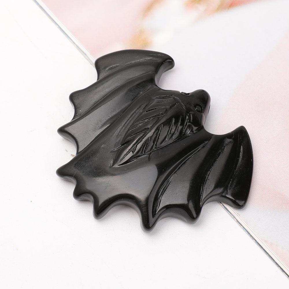 DISCOUNT Black Obsidian Bat Carvings Wholesale Crystals