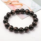 12mm Silver Obsidian Bracelet Wholesale Crystals