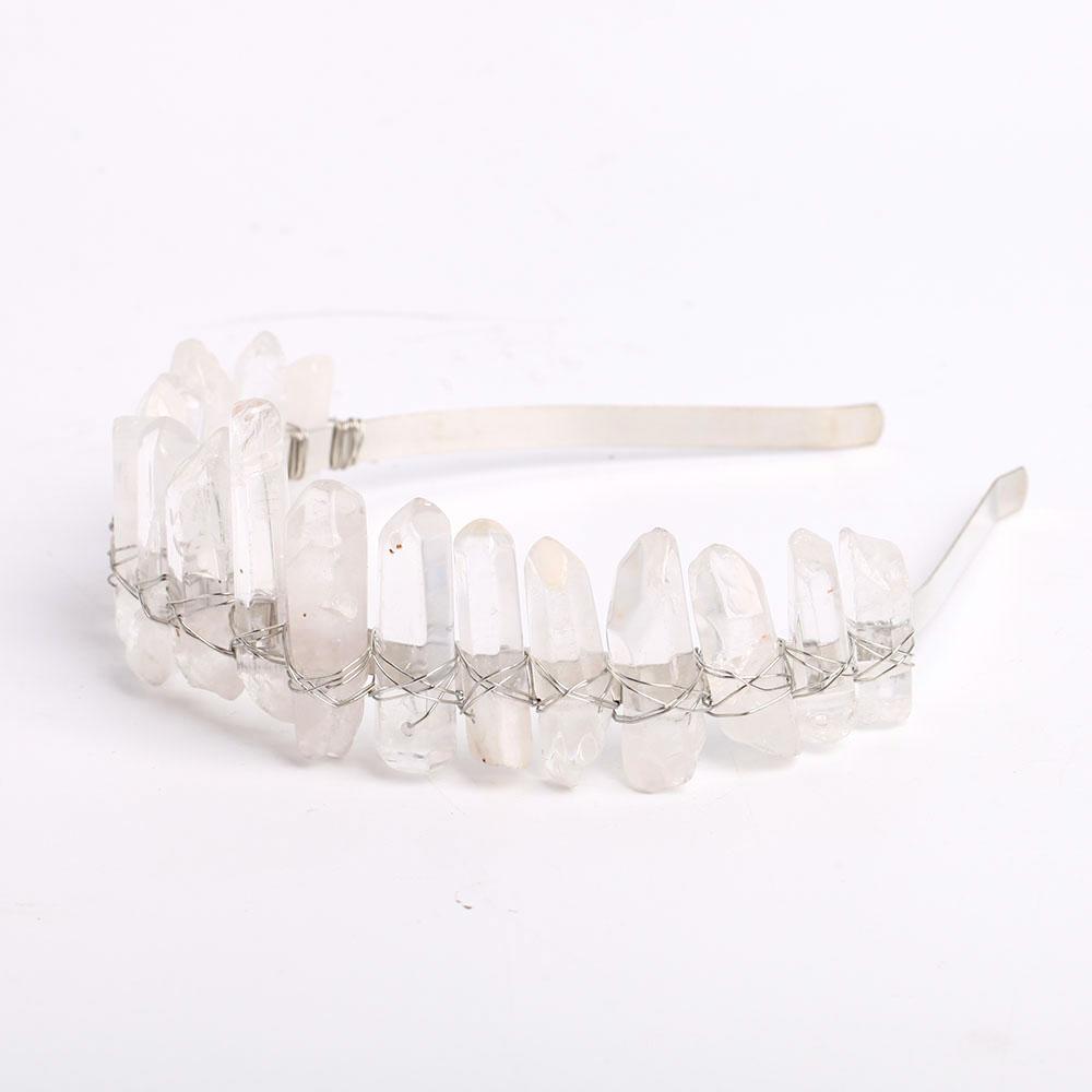 Handmade Raw Quartz Crystal Crown #2 Wholesale Crystals