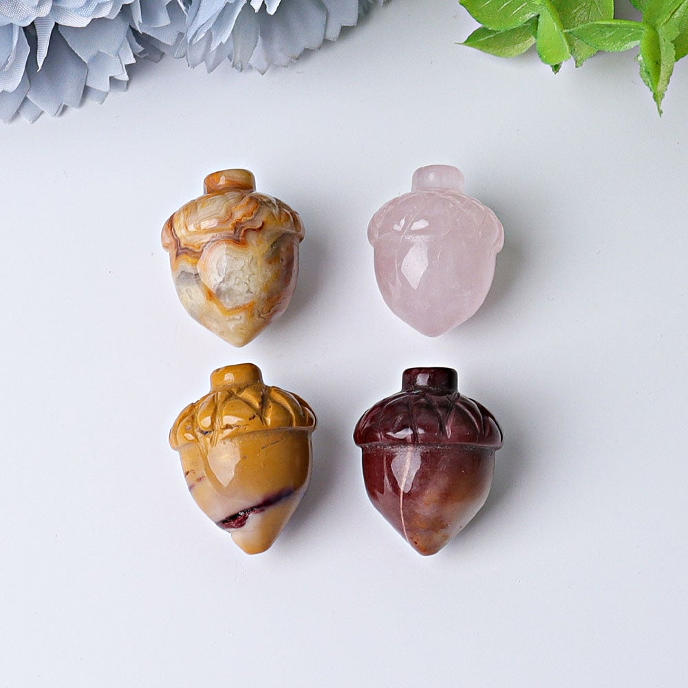 1" Hazelnut Crystal Carvings Wholesale Crystals