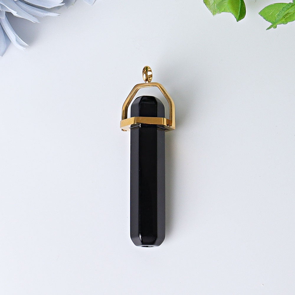 2.4" Hollow Hexagonal Prism Crystal Pendant Wholesale Crystals