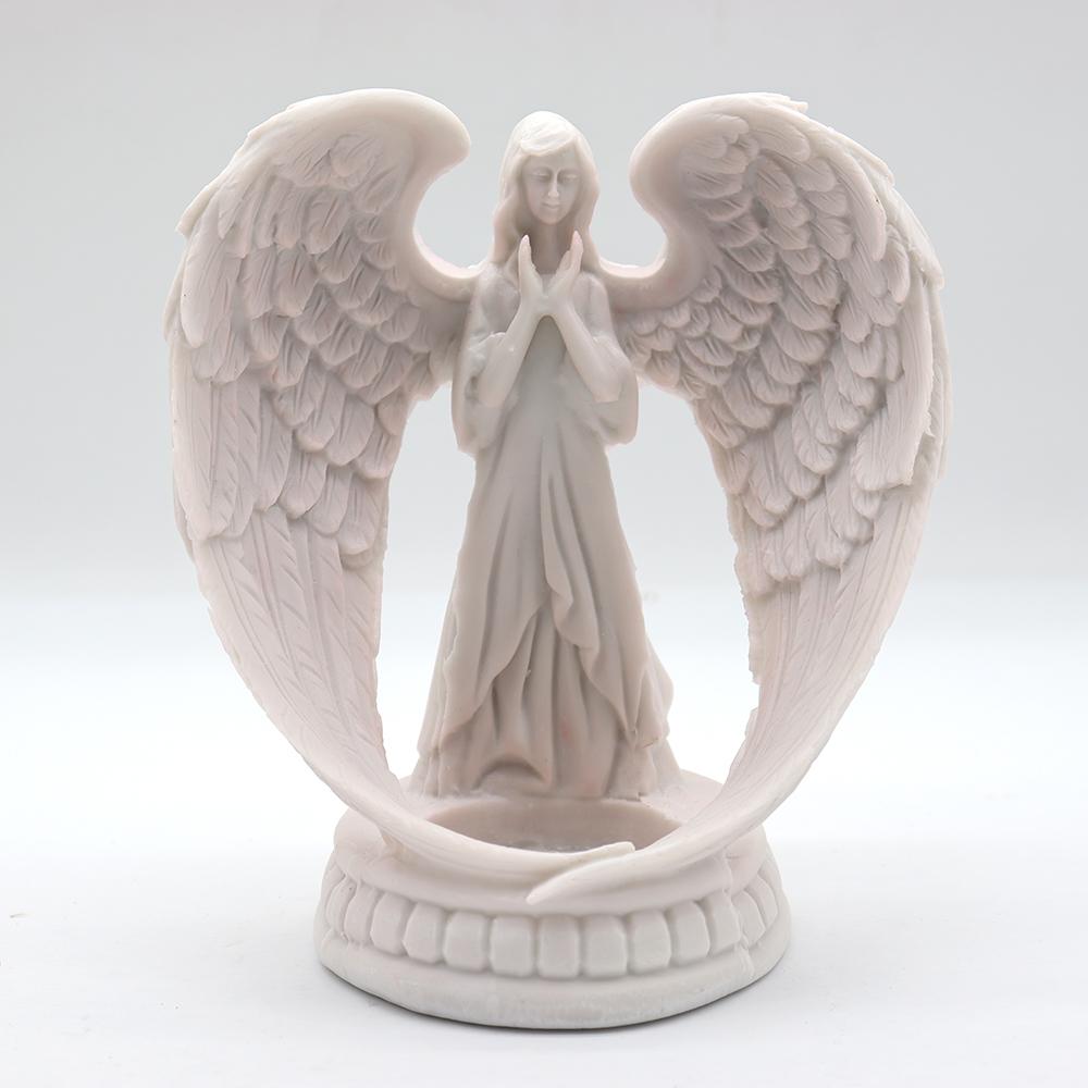 Lighted Resin Angel Stand for Home Decoration Wholesale Crystals