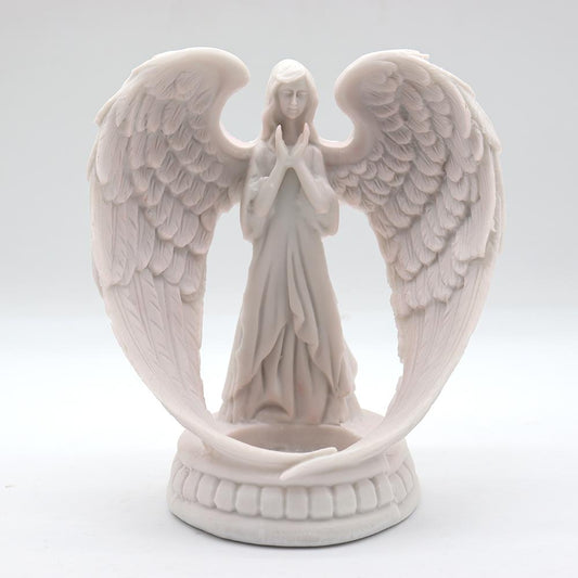Lighted Resin Angel Stand for Home Decoration Wholesale Crystals