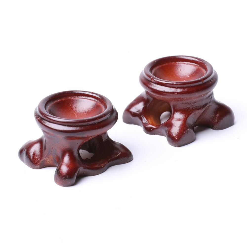 Set of 2 Branch Wood Display Stand Base Wholesale Crystals