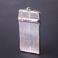 Wire Wrapped Pink Selenite Square Slice Crystal Pendant Wholesale Crystals