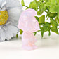 2" Pink Opalite Smurfs Crystal Carvings Wholesale Crystals