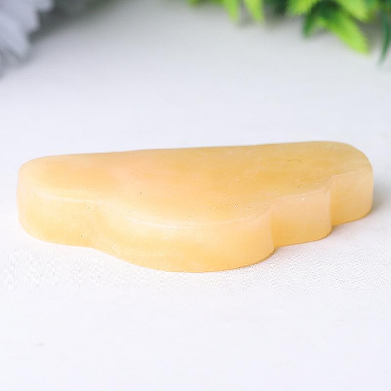 2.8" Yellow Jade  Cloud Crystal Carvings Wholesale Crystals