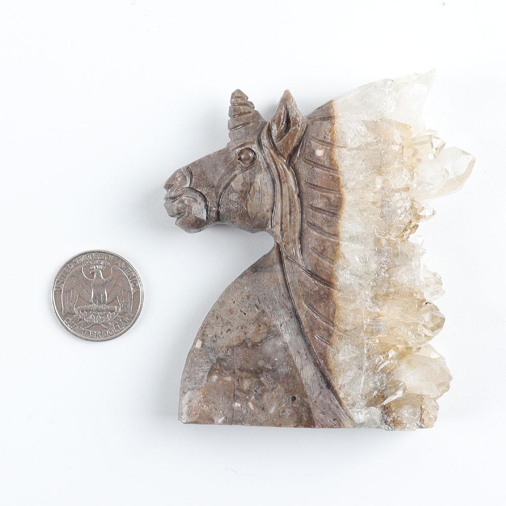 Crystal Cluster Carving Unicorn Free Form Wholesale Crystals