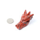 Red Jasper Dragon Head Carvings Wholesale Crystals