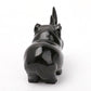 Black Obsidian Rhino Carvings Wholesale Crystals