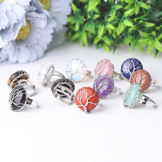 Tree of Life Crystal Rrings Wholesale Crystals
