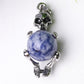 Wholesale Silver Skeleton Wrapped Round Ball Crystal Pendant Wholesale Crystals