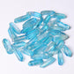 Drilled Blue Aura Quartz Crystal Points Raw Rough Clear Rock Quartz Sticks Wholesale Crystals