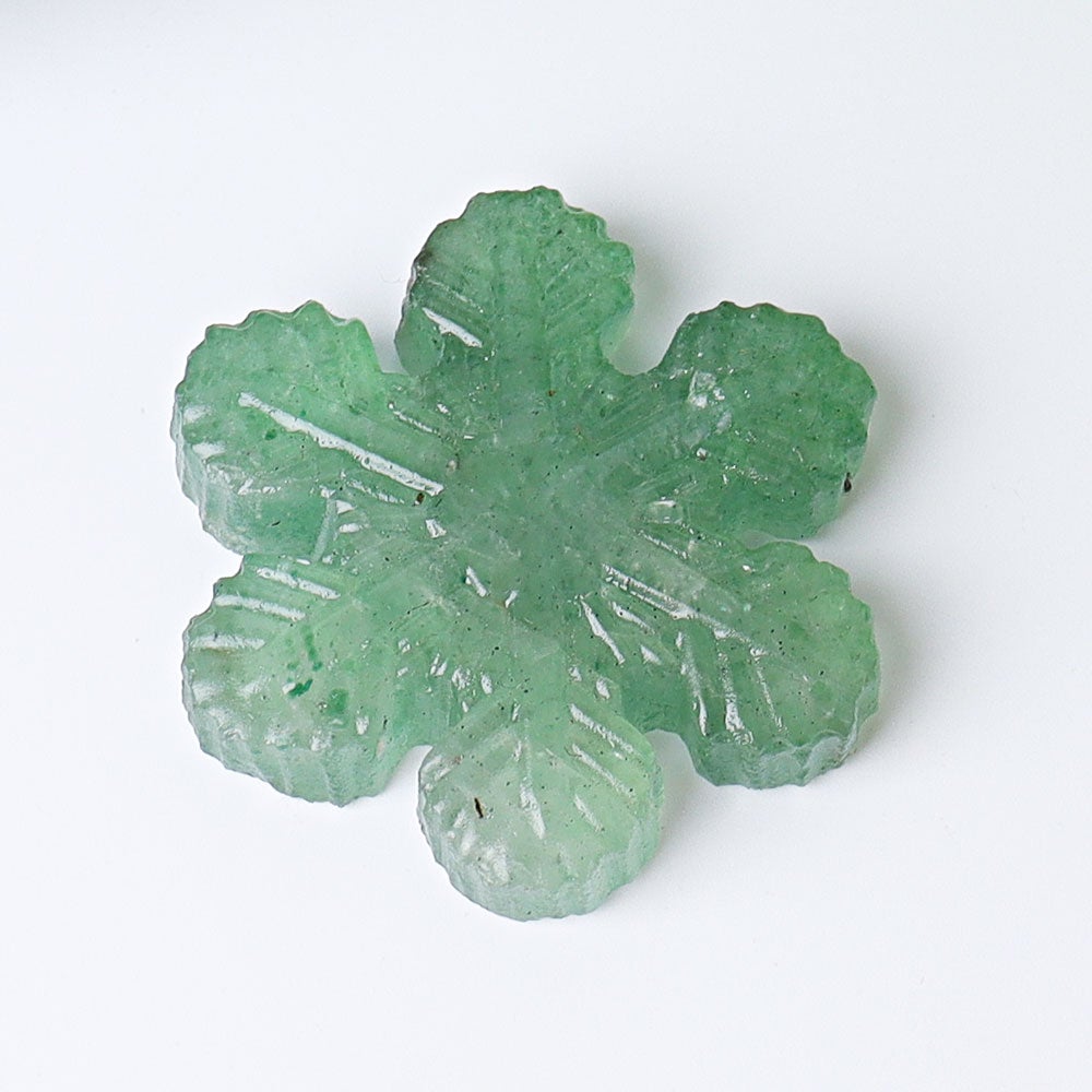 2" Snowflake Crystal Carvings for Christmas Wholesale Crystals