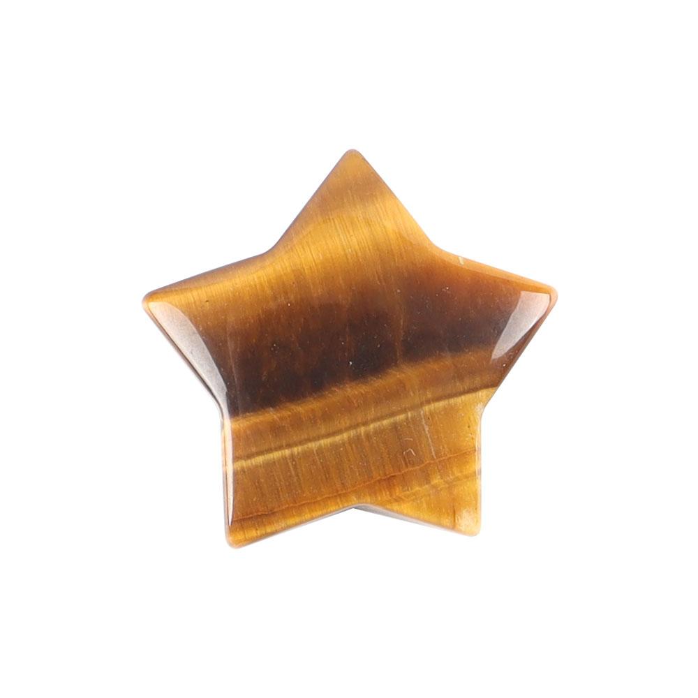 Crystal Carving Polished Star Shape Palm Pocket Stones Wholesale Crystals