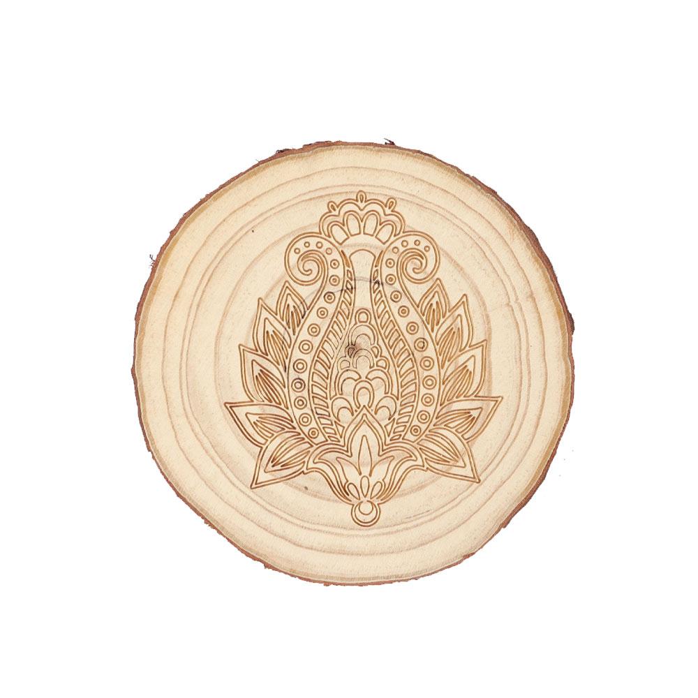 Wooden Coaster 10cm Wholesale Crystals