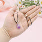 Natural Raw Amethyst Crystal Pendant Necklace Wholesale Crystals