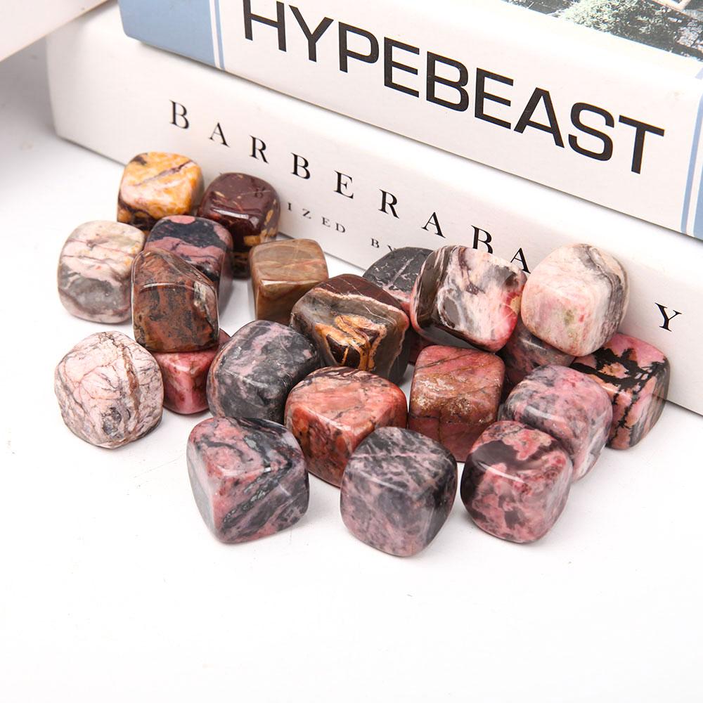 0.1kg Rhodonite Cubes Bag Wholesale Crystals