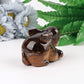2.4" Tiger's Eye Rabbit Crystal Carving Wholesale Crystals